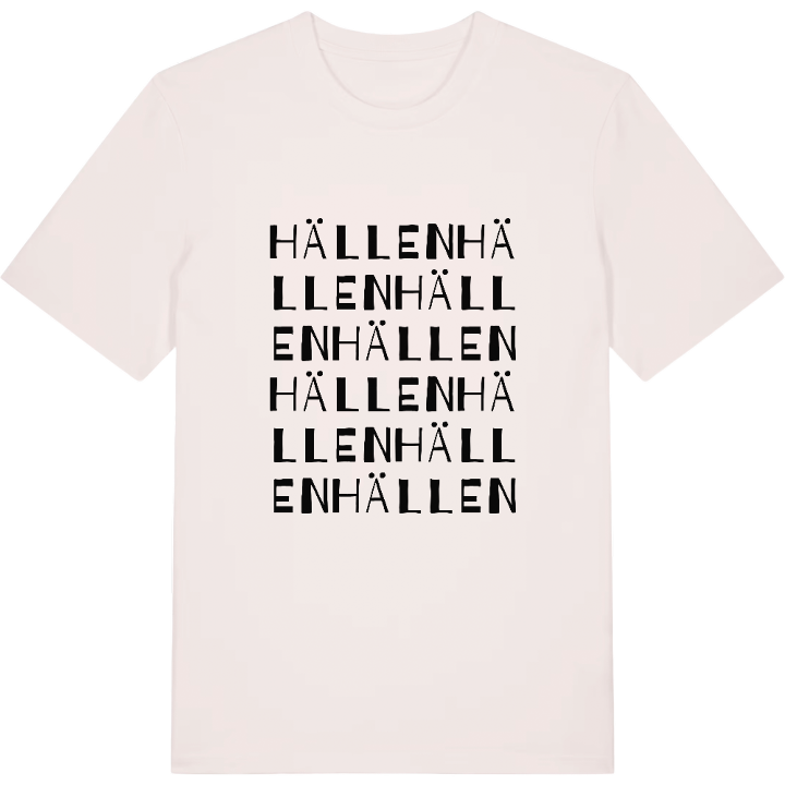Hällen ordlek t-shirt – t-shirt från PinShirt