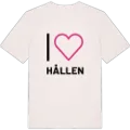 Jag älskar Hållen t-shirt stort tryck