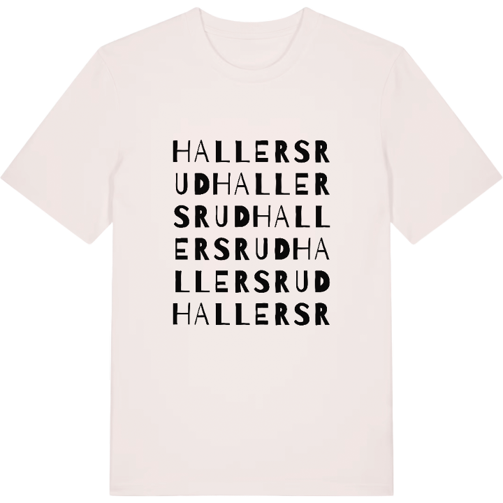 Hallersrud ordlek t-shirt – t-shirt från PinShirt