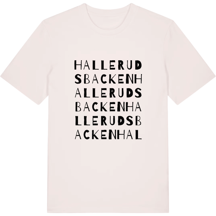 Hallerudsbacken ordlek t-shirt – t-shirt från PinShirt