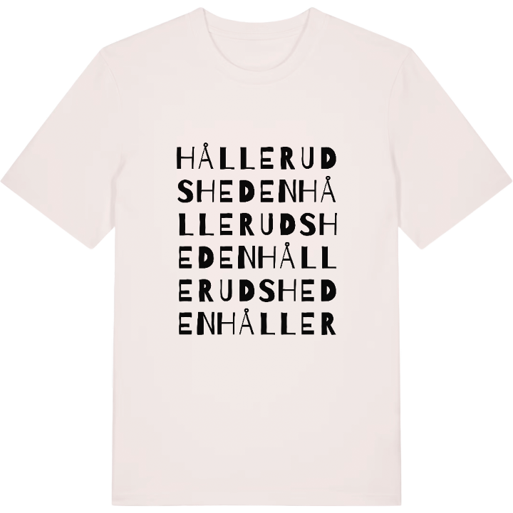 Hållerudsheden ordlek t-shirt – t-shirt från PinShirt