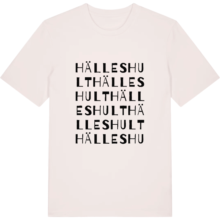 Hälleshult ordlek t-shirt – t-shirt från PinShirt
