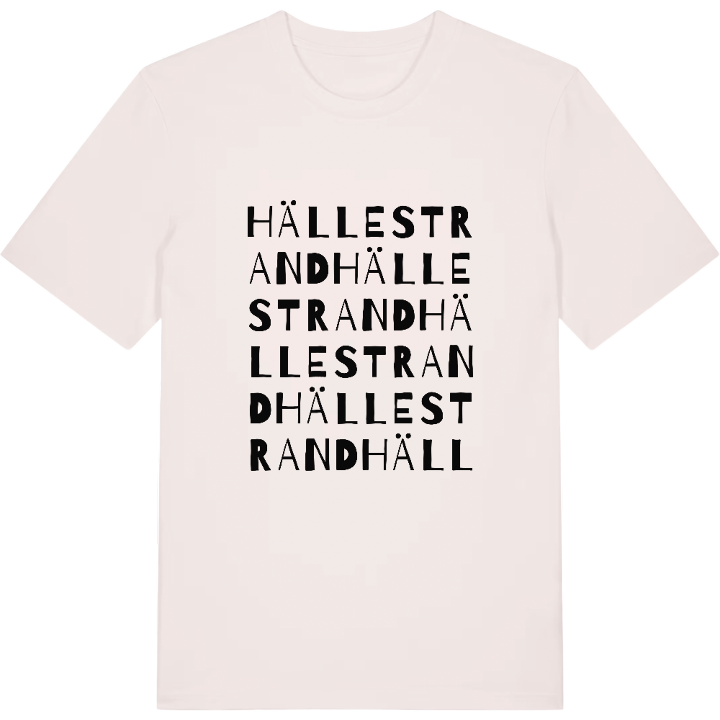 Hällestrand ordlek t-shirt – t-shirt från PinShirt