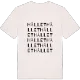 Hållet ordlek t-shirt