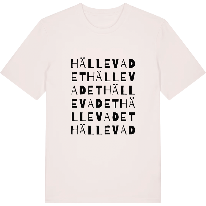Hällevadet ordlek t-shirt – t-shirt från PinShirt