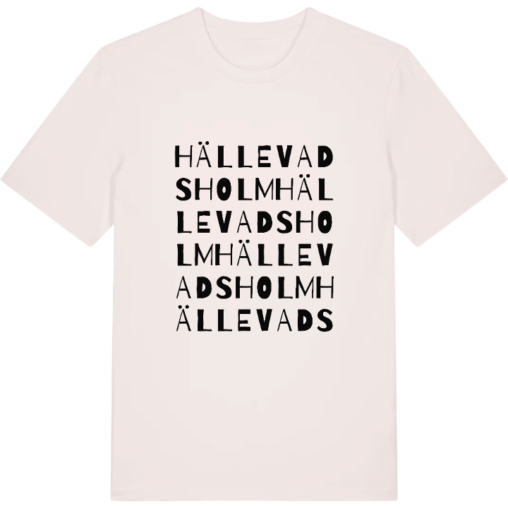 Hällevadsholm ordlek t-shirt – t-shirt från PinShirt