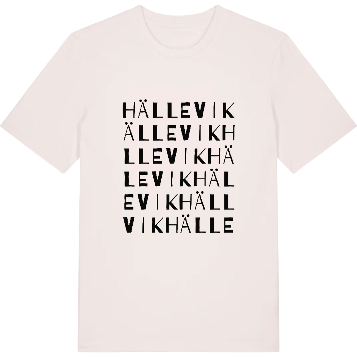 Hällevik ordlek t-shirt – t-shirt från PinShirt
