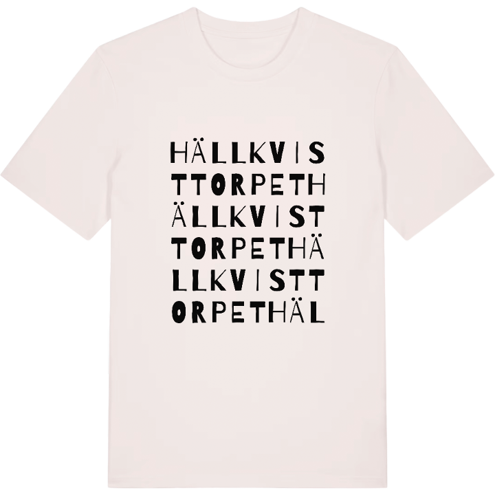 Hällkvisttorpet ordlek t-shirt – t-shirt från PinShirt