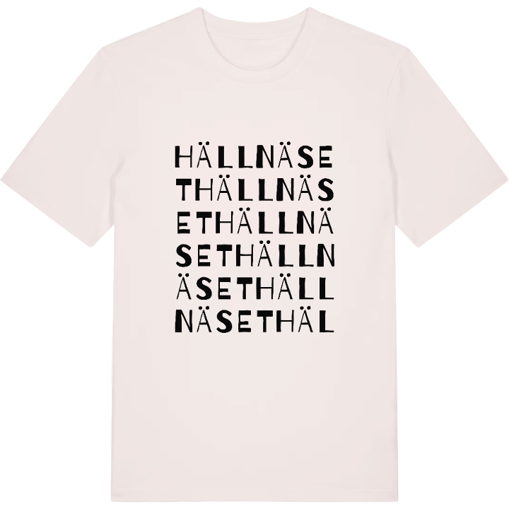 Hällnäset ordlek t-shirt – t-shirt från PinShirt
