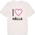 Jag älskar Hälls t-shirt stort tryck