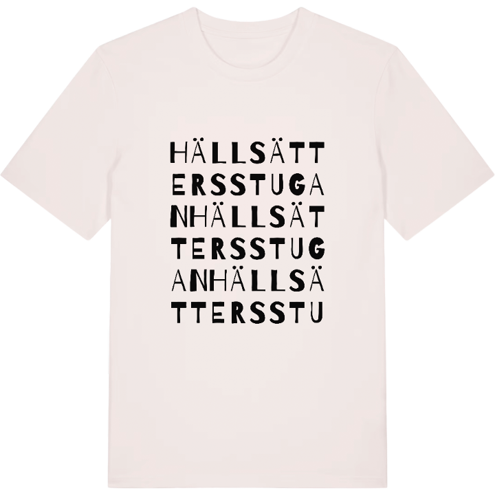 Hällsättersstugan ordlek t-shirt – t-shirt från PinShirt