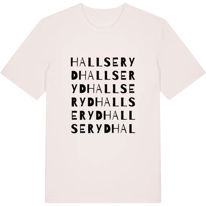 Hallseryd ordlek t-shirt – t-shirt från PinShirt