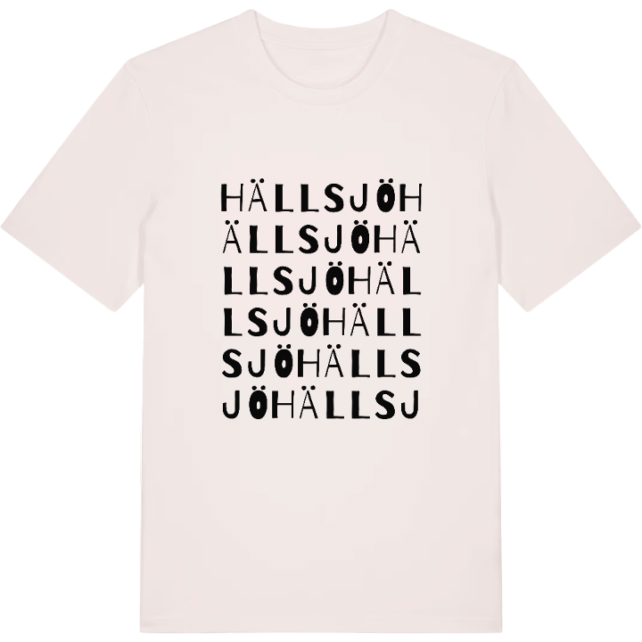 Hällsjö ordlek t-shirt – t-shirt från PinShirt