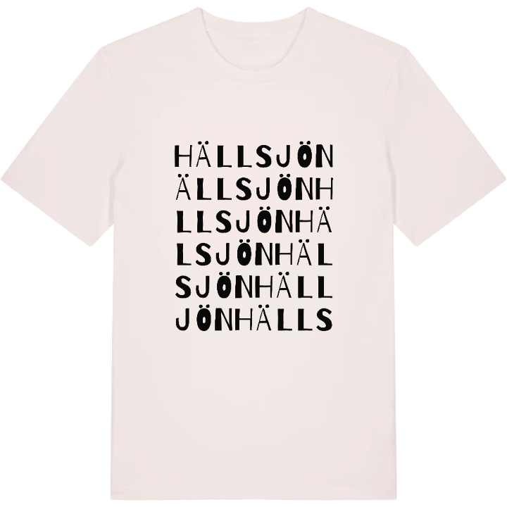 Hällsjön ordlek t-shirt – t-shirt från PinShirt
