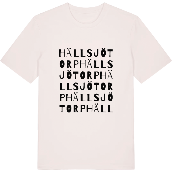 Hällsjötorp ordlek t-shirt – t-shirt från PinShirt
