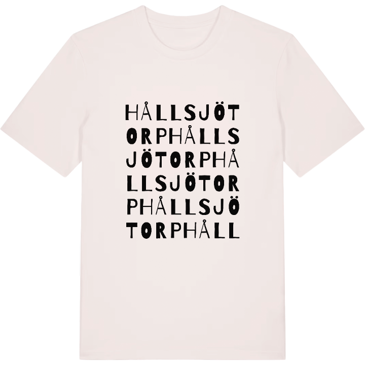 Hållsjötorp ordlek t-shirt – t-shirt från PinShirt