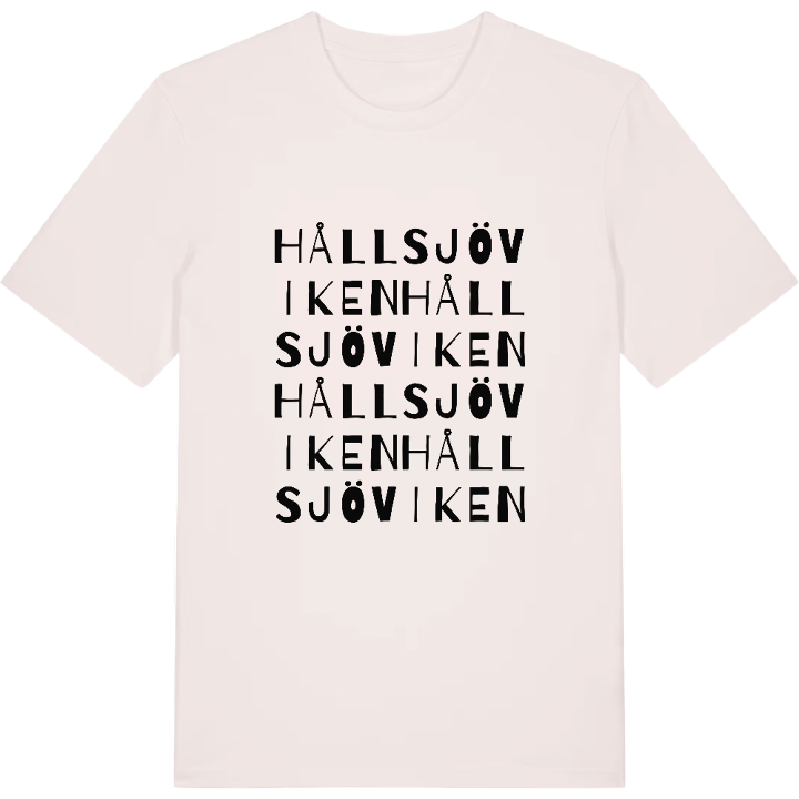 Hållsjöviken ordlek t-shirt – t-shirt från PinShirt