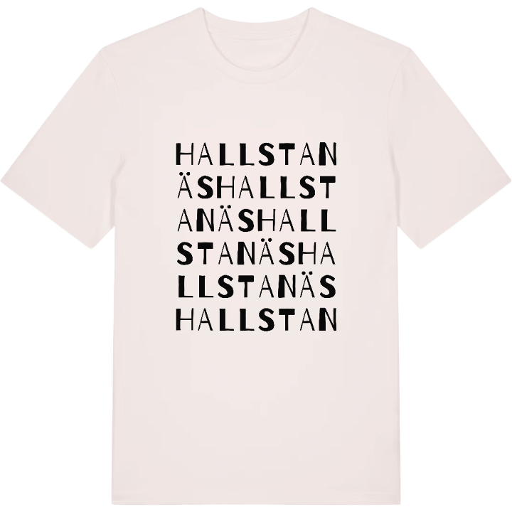 Hallstanäs ordlek t-shirt – t-shirt från PinShirt