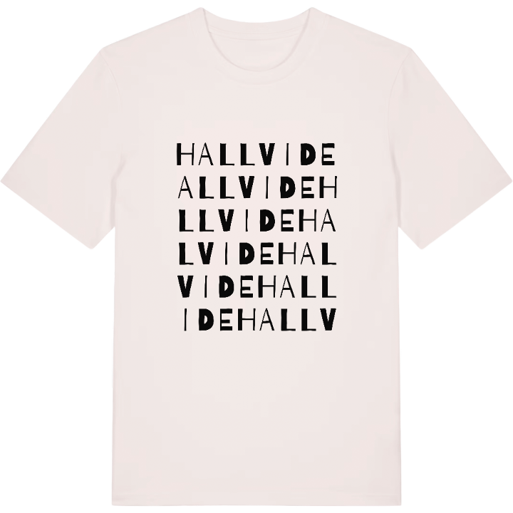 Hallvide ordlek t-shirt – t-shirt från PinShirt