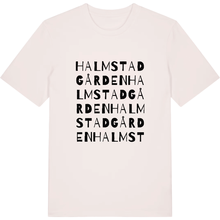 Halmstadgården ordlek t-shirt – t-shirt från PinShirt
