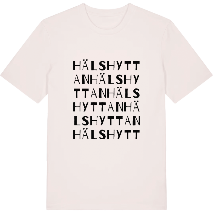 Hälshyttan ordlek t-shirt – t-shirt från PinShirt