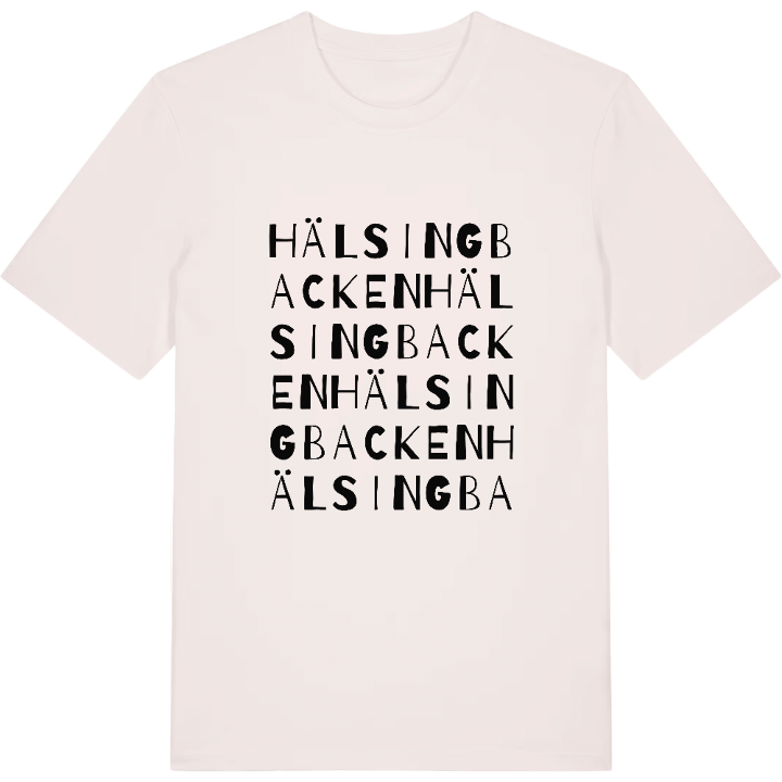 Hälsingbacken ordlek t-shirt – t-shirt från PinShirt