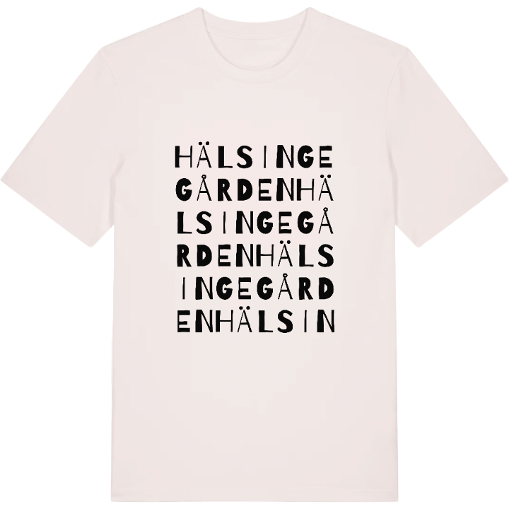 Hälsingegården ordlek t-shirt – t-shirt från PinShirt