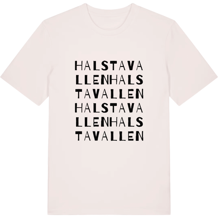 Halstavallen ordlek t-shirt – t-shirt från PinShirt