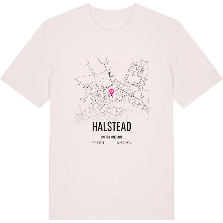 Halstead karta t-shirt – t-shirt från PinShirt