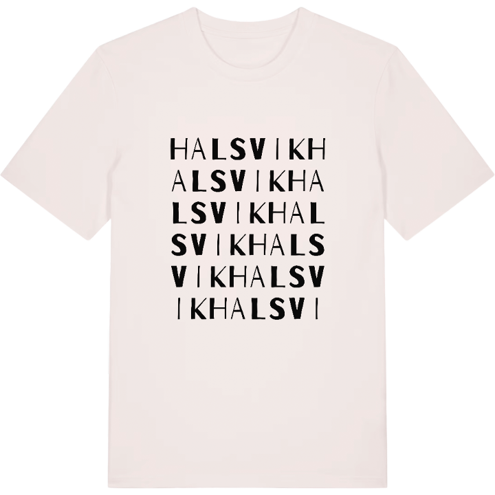 Halsvik ordlek t-shirt – t-shirt från PinShirt