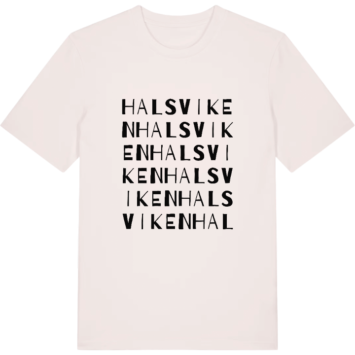 Halsviken ordlek t-shirt – t-shirt från PinShirt