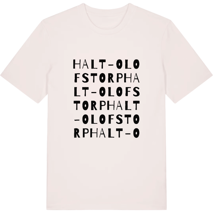 Halt-Olofstorp ordlek t-shirt – t-shirt från PinShirt