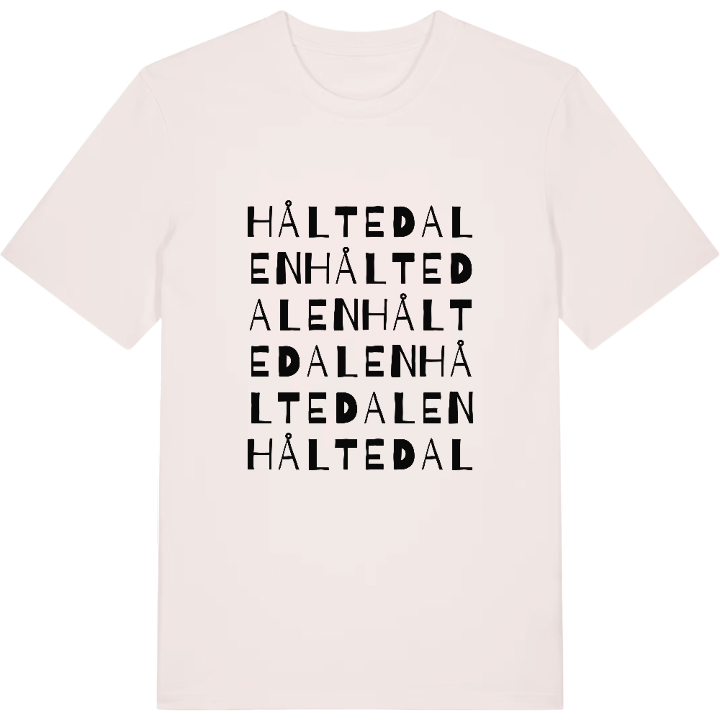 Håltedalen ordlek t-shirt – t-shirt från PinShirt