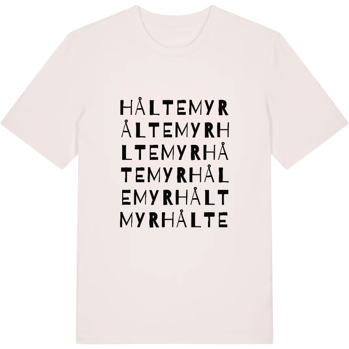 Håltemyr ordlek t-shirt – t-shirt från PinShirt