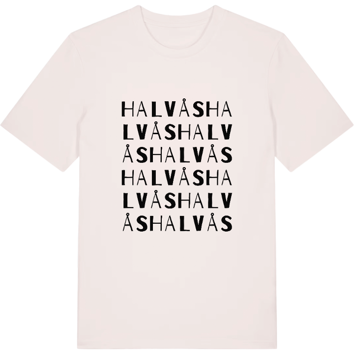 Halvås ordlek t-shirt – t-shirt från PinShirt