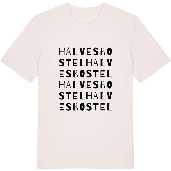 Halvesbostel ordlek t-shirt – t-shirt från PinShirt