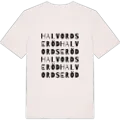 Halvordseröd ordlek t-shirt