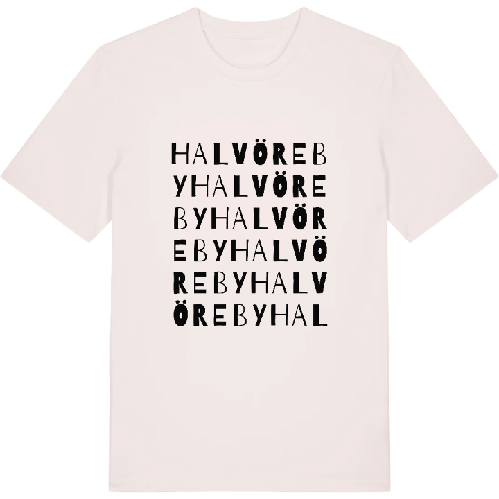 Halvöreby ordlek t-shirt – t-shirt från PinShirt