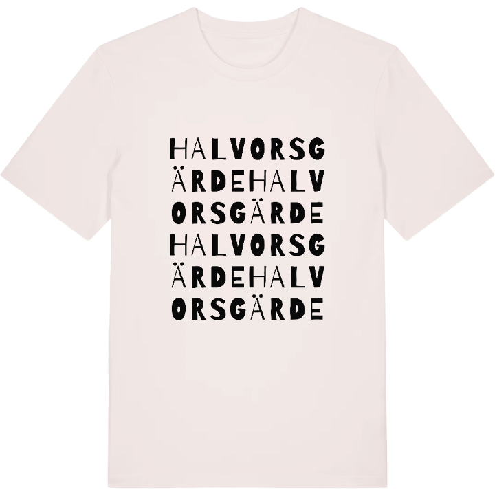 Halvorsgärde ordlek t-shirt – t-shirt från PinShirt