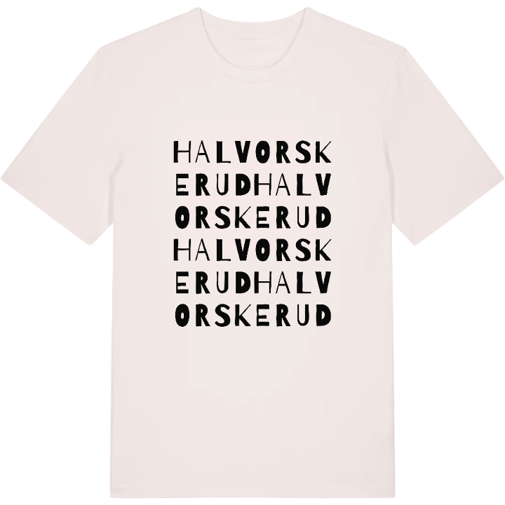 Halvorskerud ordlek t-shirt – t-shirt från PinShirt