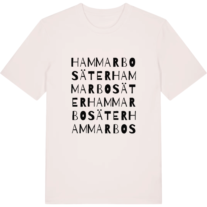 Hammarbosäter ordlek t-shirt – t-shirt från PinShirt