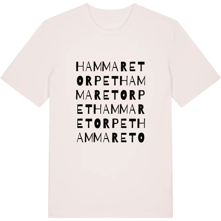 Hammaretorpet ordlek t-shirt – t-shirt från PinShirt