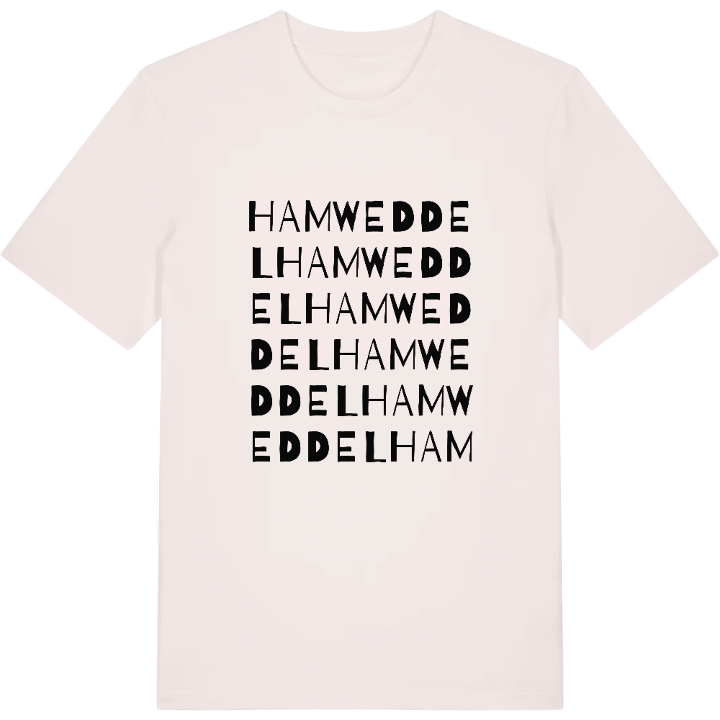 Hamweddel ordlek t-shirt – t-shirt från PinShirt