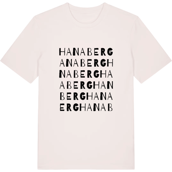 Hanaberg ordlek t-shirt – t-shirt från PinShirt