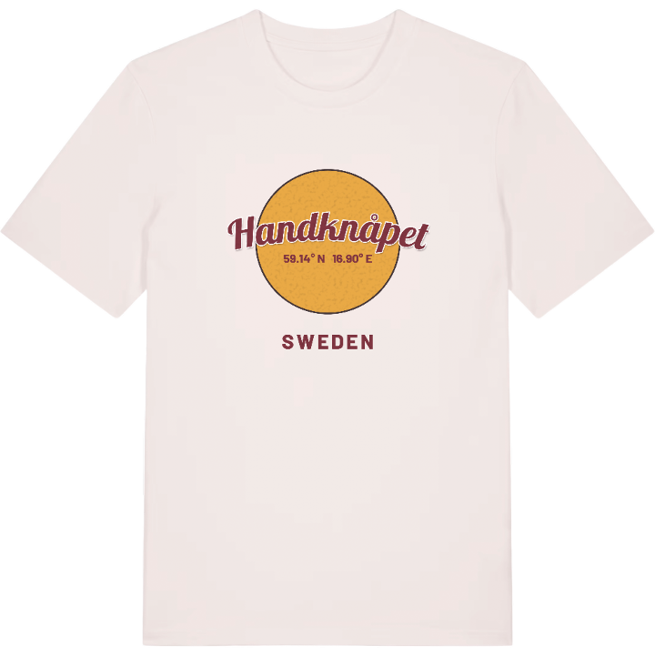 Handknåpet cirkel t-shirt – t-shirt från PinShirt
