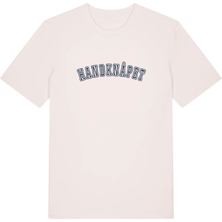 Handknåpet college t-shirt – t-shirt från PinShirt