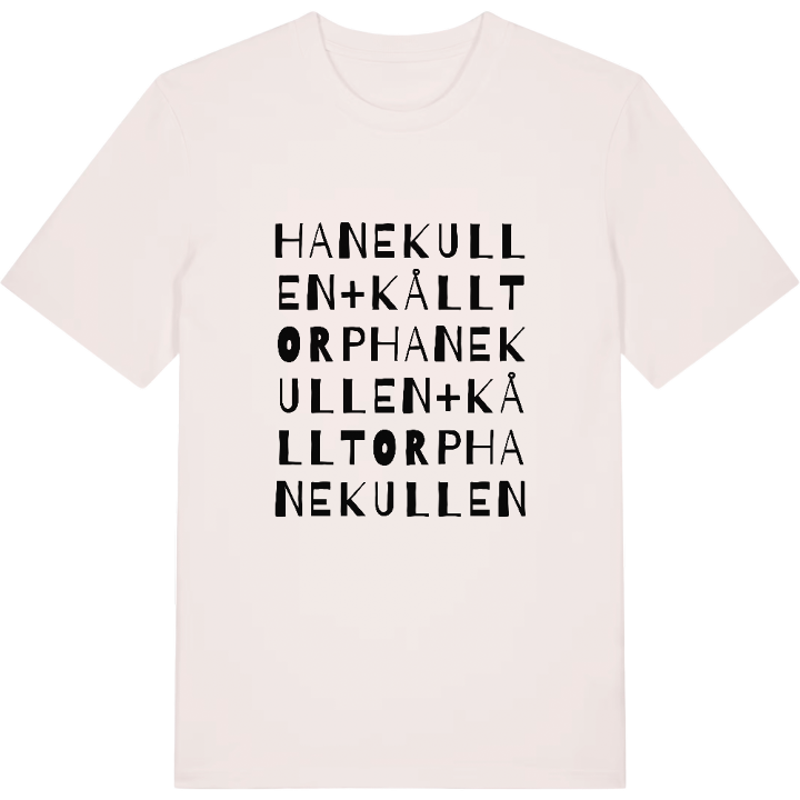 Hanekullen + Kålltorp ordlek t-shirt – t-shirt från PinShirt