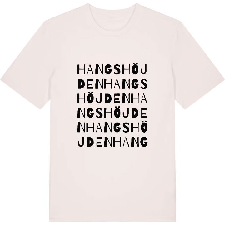Hangshöjden ordlek t-shirt – t-shirt från PinShirt