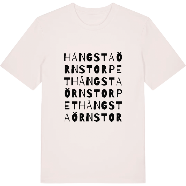 Hångstaörnstorpet ordlek t-shirt – t-shirt från PinShirt