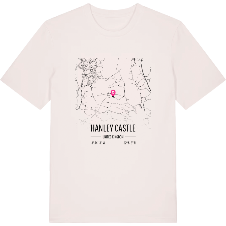 Hanley Castle karta t-shirt – t-shirt från PinShirt